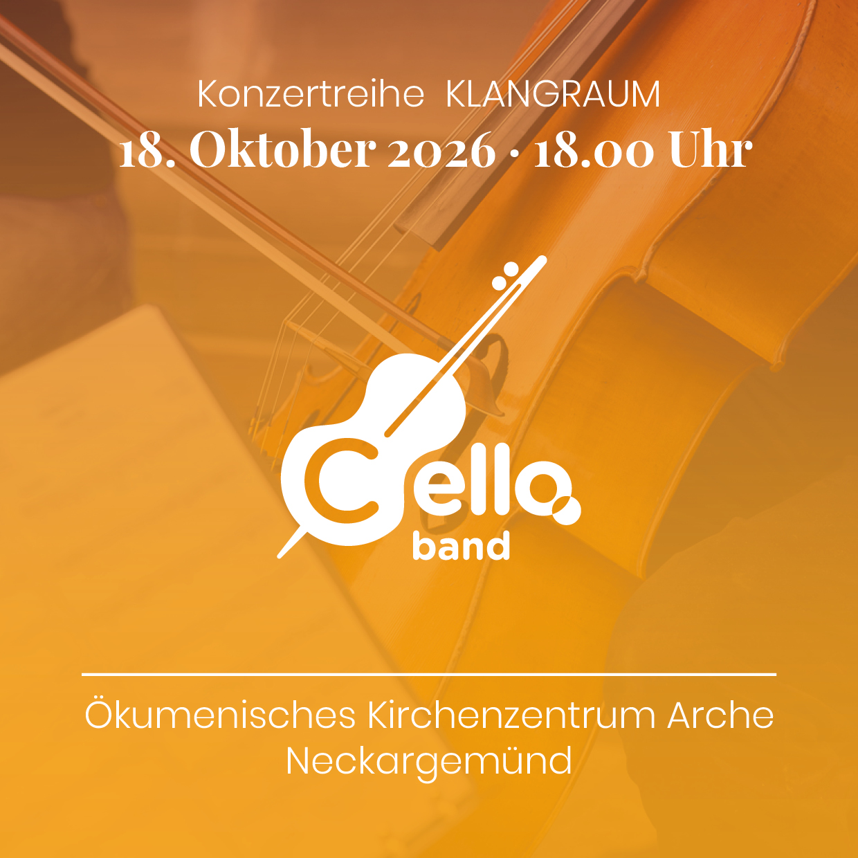 Flyer: Konzert in Neckargemünd