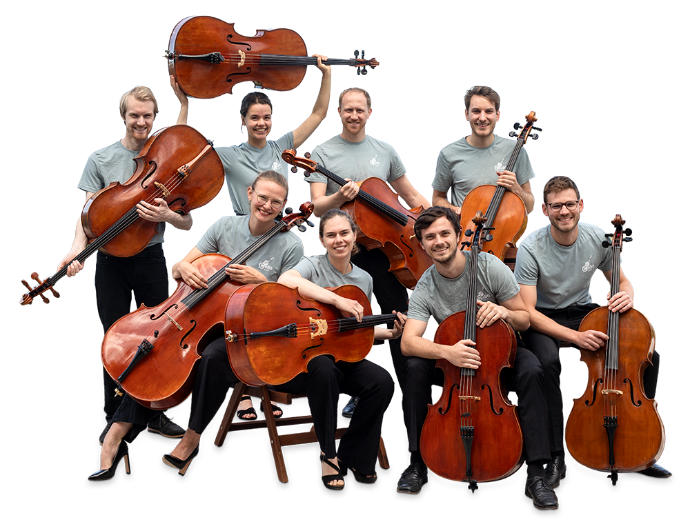 Die Cello.Band – Acht CellistInnen